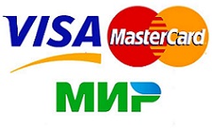 МИР, VISA, Mastercard