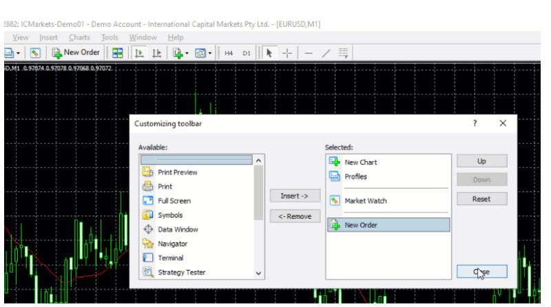 настройки интерфейса